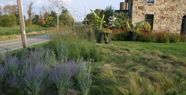 Farmhouse Landscape by Donald Pell - Gardens