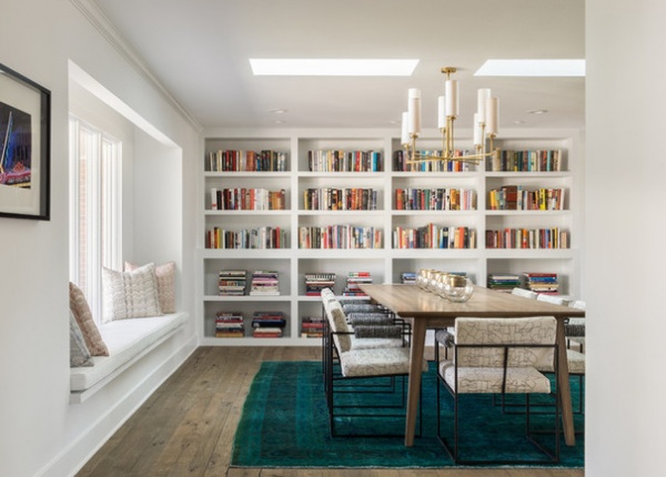 Contemporary Dining Room by Duet Design Group