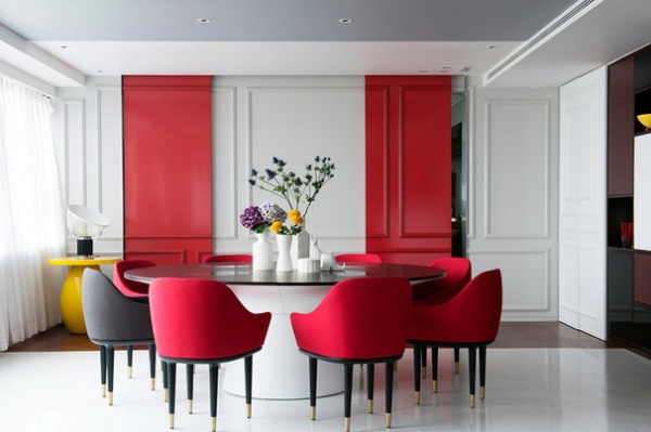 Contemporary Dining Room by philippe le berre