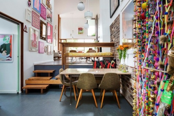 Eclectic Dining Room by David Boyle Architect