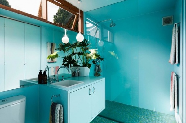 Eclectic Bathroom by David Boyle Architect