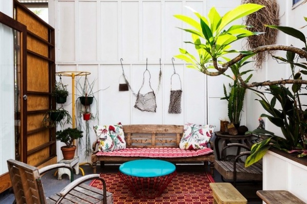 Shabby chic Patio by David Boyle Architect