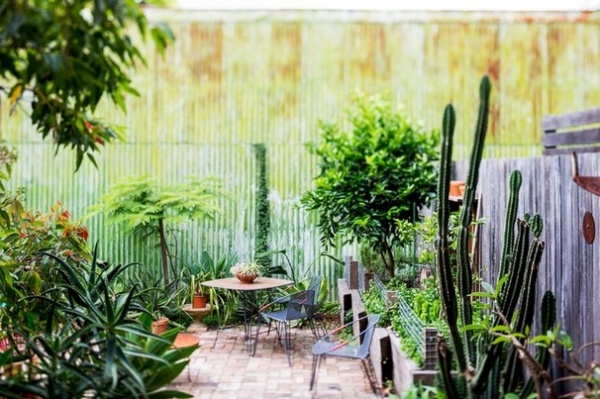 Eclectic Patio by David Boyle Architect