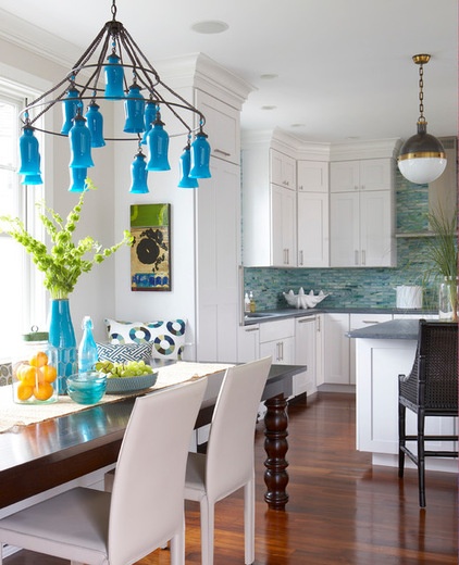 Beach Style Kitchen by Rachel Reider Interiors