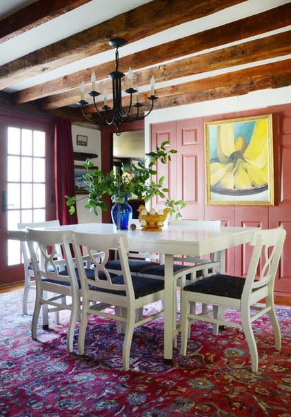 Rustic Dining Room by Faith Towers Media