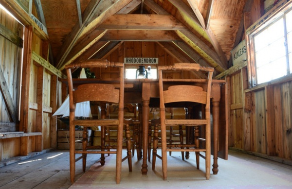 Rustic Dining Room by Faith Towers Media