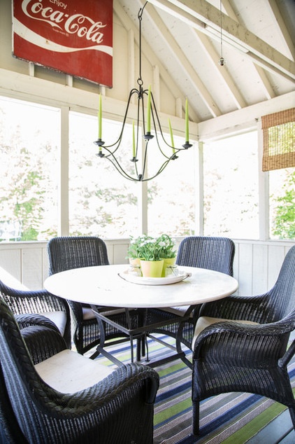 Farmhouse Sunroom by Bee's Knees Design, LLC