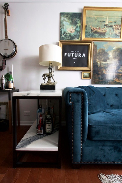 My Houzz: Classic Black and White Design in a Chicago Condo