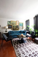 My Houzz: Classic Black and White Design in a Chicago Condo