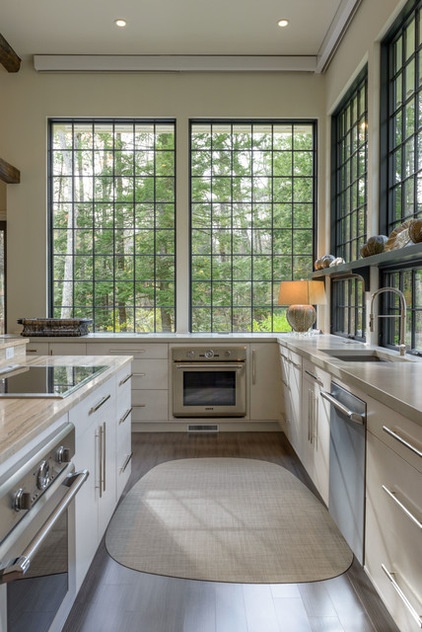 Transitional Kitchen by L. Newman Associates/Paul Mansback, Inc.