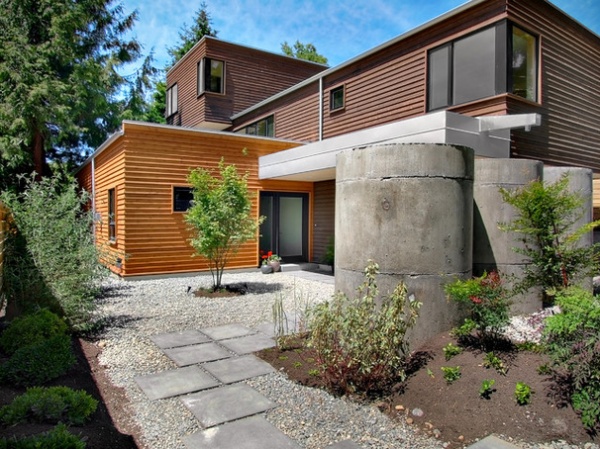 Contemporary Exterior by Fivedot Design Build