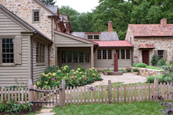 Farmhouse Exterior by Peter Zimmerman Architects