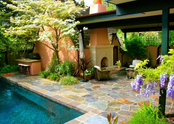 Paving 101: Slate Adds Color to the Garden