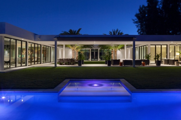 Midcentury Pool by Marc-Michaels Interior Design