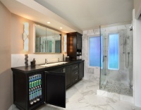 Spotted Around Houzz: Refrigerators in the Bathroom