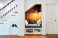 8 Clever Ideas for the Space Under the Stairs