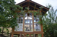 My Houzz: Meditation Room Made With Reclaimed Windows