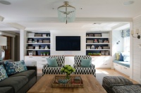 Room of the Day:  Refreshing Coastal Hues in a Family-Friendly Space