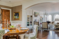 Room of the Day:  Architectural Dining Room With Elegant Curves