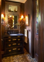 Design Details: 11 Powder Rooms With Small Vanities