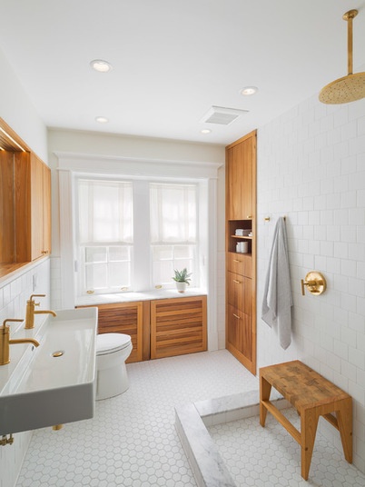 Room of the Day: Clean and Simple Master Bath With Lots of Storage